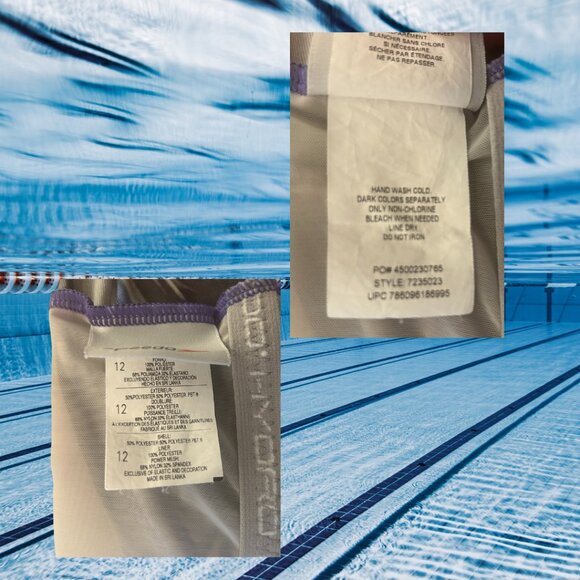 🌊☀️ Speedo Ultraviolet One-Piece Swimsuit – Adjustable Straps 💜✨ - Picture 7 of 8